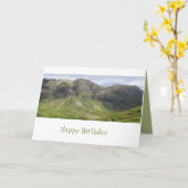 Glencoe Mountain Pass Panorama Uitzicht Kaart (Gele Bloem)