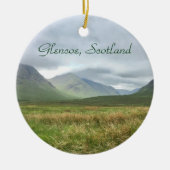 Glencoe Mountains Scotland, Scottish Highlands Keramisch Ornament (Voorkant)