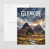 Glencoe Schotland Briefkaart (Voorkant / Achterkant)