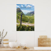 Glencoe Schotland Reisposter Poster (Keuken)