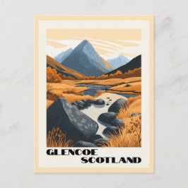 Glencoe, Schotland - Schitterende Schotse Hoogland Briefkaart