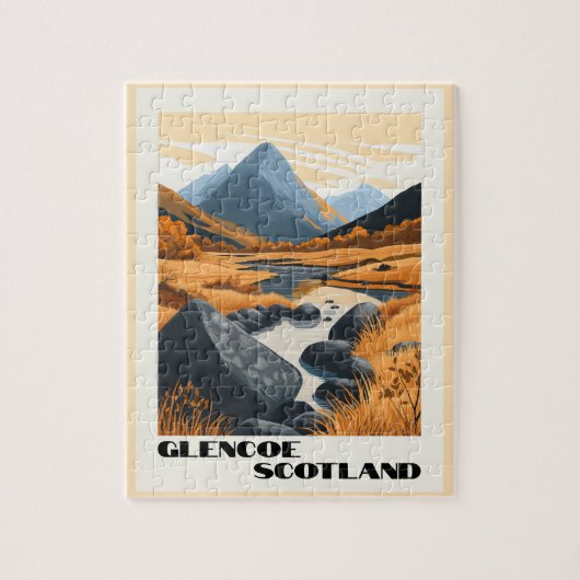 Glencoe, Schotland - Schitterende Schotse Hoogland Legpuzzel (Verticaal)