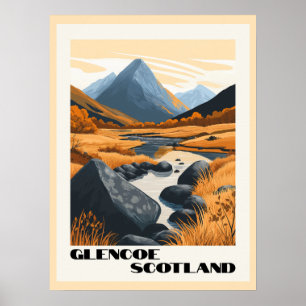 Glencoe, Schotland - Schitterende Schotse Hoogland Poster