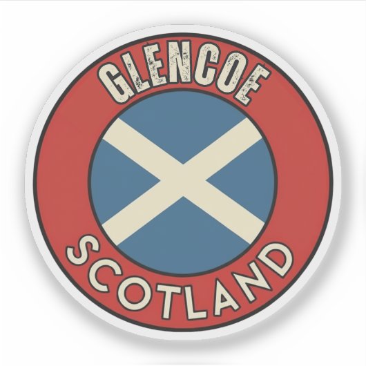 Glencoe, Schotland Sticker (Voorkant)