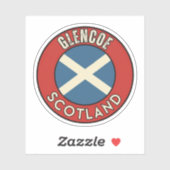 Glencoe, Scotland Sticker (Vel)