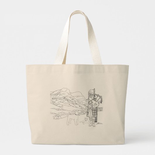 Glencoe-vallei Schotland Tote Tas (Achterkant)