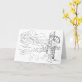 Glencoe Valley Scotland Kaart (Gele Bloem)