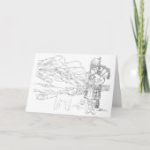 Glencoe Valley Scotland Kaart (Voorkant)