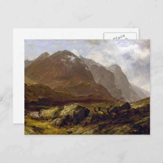 Glencoe van Horatio McCulloch Briefkaart (Voorkant / Achterkant)