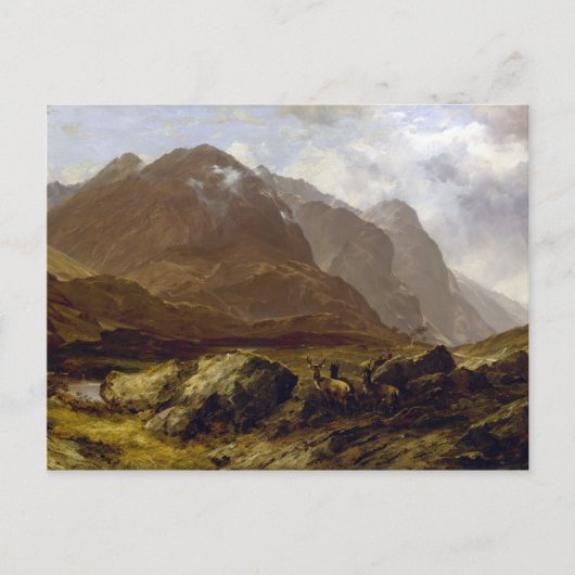 Glencoe van Horatio McCulloch Briefkaart (Voorkant)