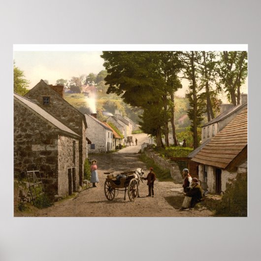 Glencoe Village, County Antrim, Northern Ireland Poster (Voorkant)