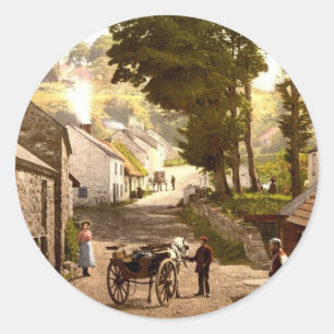 Glencoe Village_Ierland Ronde Sticker