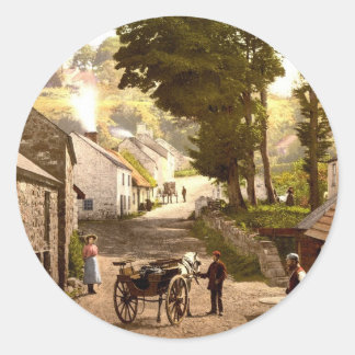 Glencoe Village_Ierland Ronde Sticker