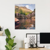 Glencoe Watervalletpoel Poster (Thuiskantoor)