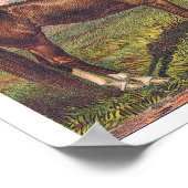 Glencona  Chestnut Racing Horse Poster (Hoek)