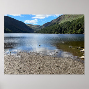 Glendalaugh Lakes County Wicklow Ierland Europa Poster