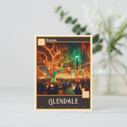 Glendale, Arizona | BRIEFKAART (Staand voorkant)