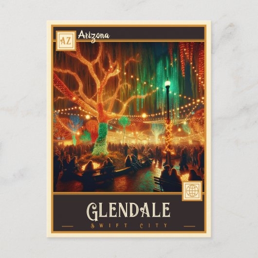 Glendale, Arizona |  BRIEFKAART (Voorkant)