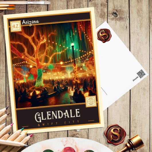 Glendale, Arizona |  BRIEFKAART