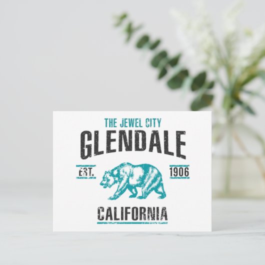 Glendale Briefkaart (Staand voorkant)