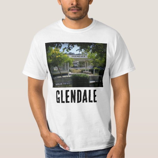 Glendale, California Adams Square Mini Park T-shirt (Voorkant)