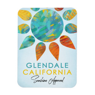 Glendale California Sunshine Travel Magneet
