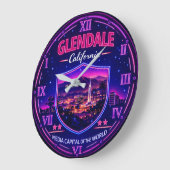 Glendale California Urban Lights Grote Klok (Hoek)