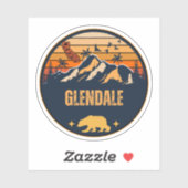 Glendale, Californië Sticker (Vel)