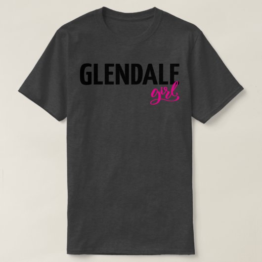 Glendale Meisje T-shirt (Design voorkant)