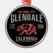 Glendale Metalen Ornament (Voorkant)