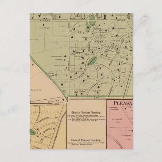 Glendale, Ohio Briefkaart (Voorkant)