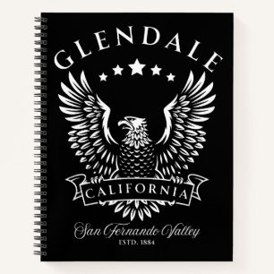 Glendale San Fernando Valley Californië Vintage Notitieboek
