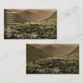 Glendalough. Co. Wicklow, Ierland klassiek Photoch Visitekaartje (Voorkant / Achterkant)