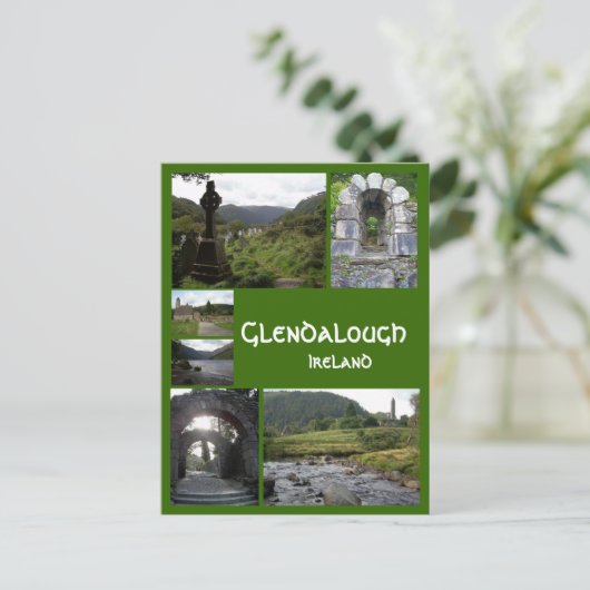 Glendalough Collage Briefkaart (Staand voorkant)