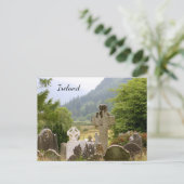 Glendalough Graveyard Ierland Briefkaart (Staand voorkant)
