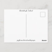 Glendalough Graveyard Ierland Briefkaart (Achterkant)