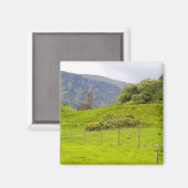 Glendalough, Ierland. Glendalough is een van de Magneet (Voorkant / Achterkant)