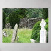Glendalough, Ierse begraafplaats Poster (Voorkant)