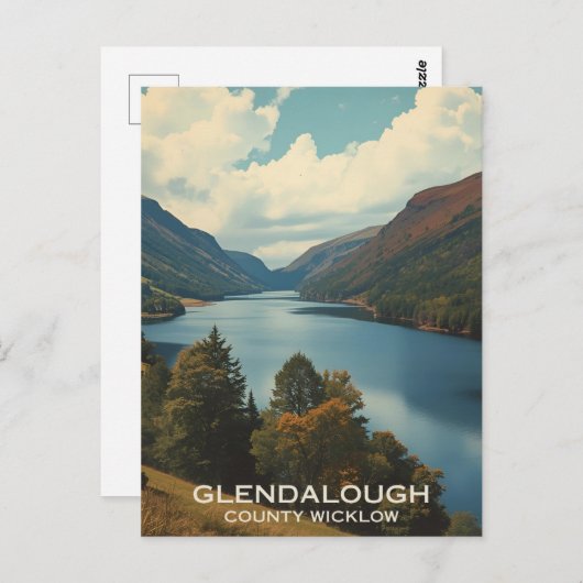 Glendalough Ireland Briefkaart (Voorkant / Achterkant)