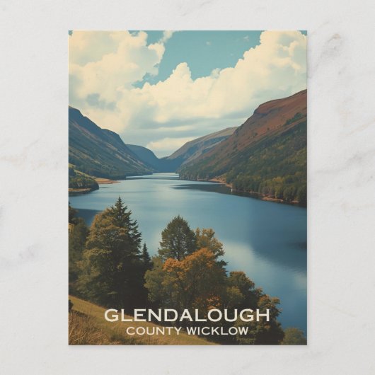 Glendalough Ireland Briefkaart (Voorkant)