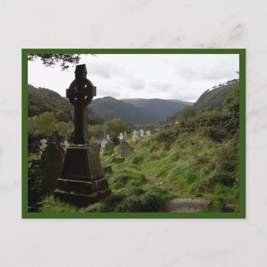 Glendalough (Keltisch kruis) Briefkaart (Voorkant)