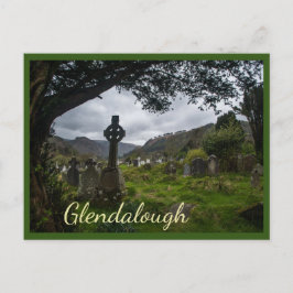 Glendalough (Keltisch kruis) met tekst Briefkaart