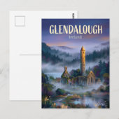 Glendalough Kloostersite Ierland Briefkaart (Voorkant / Achterkant)
