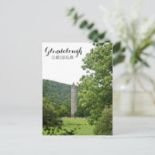 Glendalough Round Tower Briefkaart (Staand voorkant)