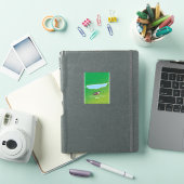 Glendalough Upper Lake Ierland kaart Sticker (iPad Cover)