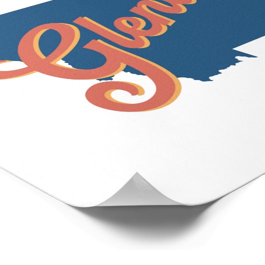 Glendive, Montana State Print (Hoek)