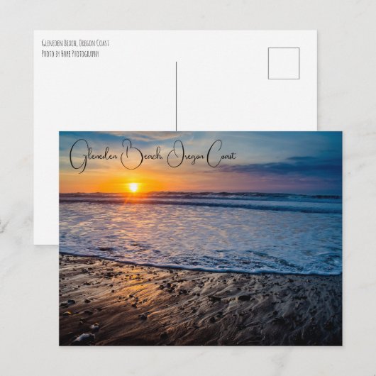 Gleneden Beach Oregon Coast Briefkaart (Voorkant / Achterkant)