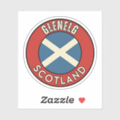 Glenelg, Schotland Sticker (Vel)