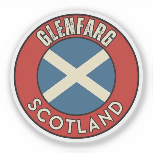 Glenfarg, Schotland Sticker (Voorkant)