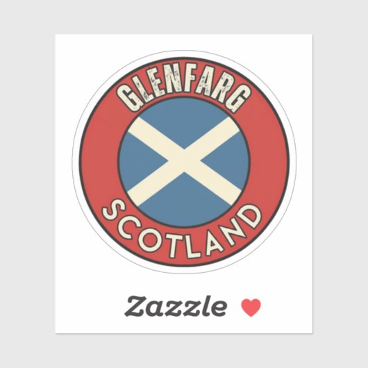 Glenfarg, Scotland Sticker (Vel)